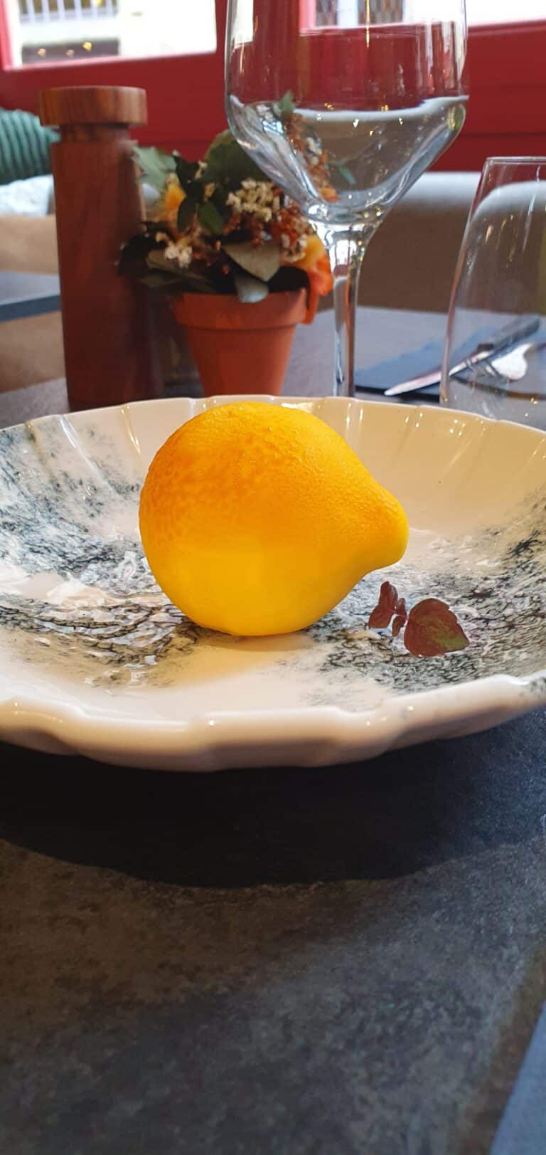 Trompe l'oeil citron